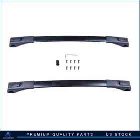 Aup104596030201up Aup Pair Fits For 2013 Toyota Rav4 Black Top Roof Rack Cross Bar Luggage