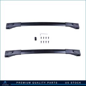 Aup104596050201up Aup 2pcs Fits For 2015 Toyota Rav4 Black Aluminum Top Roof Rack Cross Bar Set