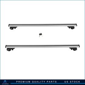 Aup106609601up Aup For 14-16 Jeep Cherokee Roof Rack Side Rail Cross Bar Luggage With Lock Aluminum