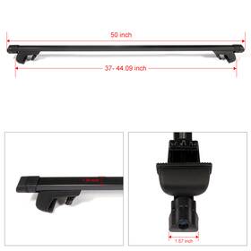 Aup106622010201up Aup For Jeep Patriot Heavy-duty Steel Roof Rack 48 Inch Cross Bars Cargo Carrier