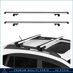 Aup11629100us Aup 52 Inch Aluminum Universal Cross Bar With Key For High Raised Roof Rails