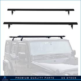 Aup118276101g Aup Roof Rack Cross Bar For 2008-2019 Jeep Wrangler Aluminum Luggage Cargo Carrier