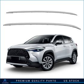 Aup131099uup Aup Roof Rack Side Rail Silver Cross Luggage Carrier For 2022-2023 Toyota Corolla