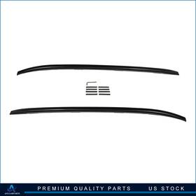 Aup160505aup101up Aup Pair Roof Rack Rails Fits For Toyota Rav4 2019-2020 Cross Bar Black Aluminum
