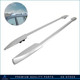 Aup160831aup101up Aup Cross Bar For 2008-13 Toyota Highlander Aluminum Silver Carrier Top Roof Black