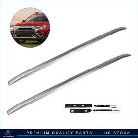 Aup160834aup501up Aup Roof Rack Side Rails Bar Set Luggage Cargo For Mitsubishi Outlander 13-17 Rubber