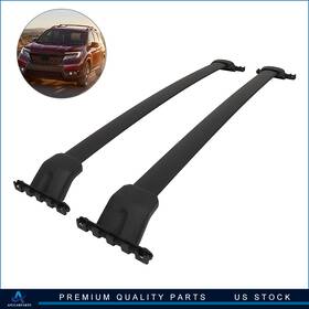 Aup161691aup101up Aup Aluminum For 2019-2023 Honda Passport Black Top Roof Rack Cross Baggage Pair