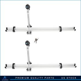 Aup831807aup201up Aup Widely Used Bike Bicycle 52 Inch Rack Carrier Car Mount Roof Top Clamp Lock Pair