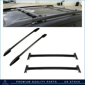 Aup833250101up Aup For 2008-2013 Toyota Highlander Top Roof Rack Cross Bars And Side Rail Luggage