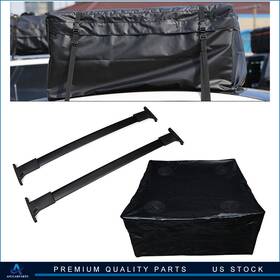 Aup833264101up Aup For 2013-2018 Ford Escape Black Aluminum Roof Rack 2x Cross Bar And 1x Bag Carrier