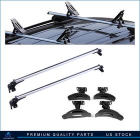 Aup833277101up Aup Car For Universal Top Roof Aluminum Rack 2x Cross Bars 4x Kayak