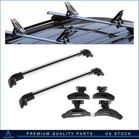 Aup83327810x Aup Luggage Roof Rack Cross Bar Carrier For 13-17 Hyundai Santa Fe Kayak Blk