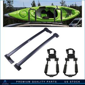 Aup833285101up Aup For 2003-2011 Honda Element Black Roof Rack 2x Cross Bar And Kayak J-bar
