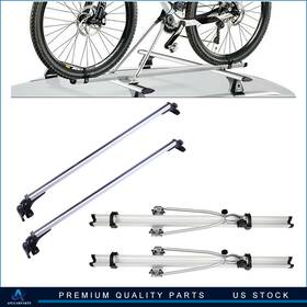 Aup833287101up Aup Roof Rack Aluminum For Universal Top Cross Bar Carrier Bicycle Set