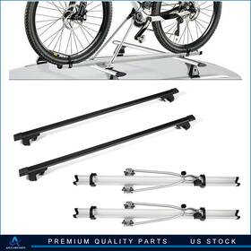 Aup833289101up Aup For 48 Inch Jeep Patriot Heavy-duty Luggage Cross Bars Top Roof Rack 2x Bike Cargo