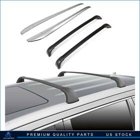 Aup83811601up Aup For Toyota Highlander 2014-2018 Aluminum Blk Carrier Cross Bar Roof Rack Rail