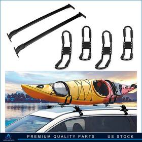 Aup83814201up Aup For 2018 Ford Expedition Roof Rack 2x Cross Bars Carrier And 4x Boat Kayak Canoe