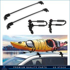 Aup83816301up Aup 2x For 2015-2017 Kia Sorento Roof Rack Cross Bars Carrier Black And Kayak Boat