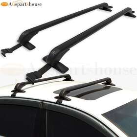 48.43-54.13in Auspartshouse 10006574 Roof Rack Cross Bar Top Rail Luggage Carrier Adjustable