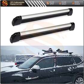 Aut1065850us Aut Ski Rack Universal For Cross Bar Car Board Carrier Holder With Key Anti Theft