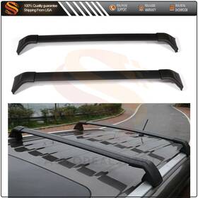 Aut Aut1066260us Cross Bar For 2017-2018 Mazda Cx-5 Roof Rack Set Luggage Carrier Aluminum Black