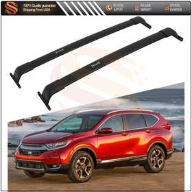 Aut11765900us Aut Cross Bar For 2017-2021 Honda Crv Cr-v Roof Rack Set Cargo Luggage Carrier Black