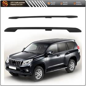 Aut1310960us Aut Roof Side Rail For 2003-2009 Toyota Prado 120 Rack Set Luggage Carrier
