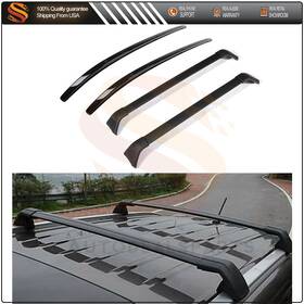 Aut8381180us Aut Black Roof Rack Set Cross Bar Top Side Rail For 2017-2019 Mazda Cx-5 Cx5