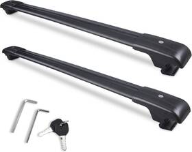 Autekcomma 196464185138 Heavy Duty Lockable Roof Rack Cross Bars Replacement For Forester With Anti-thef