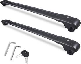 Autekcomma 791370248191 Lockable Roof Rack Cross Bars For Subaru Forester 2014-2024 Crosstrek 2013-17