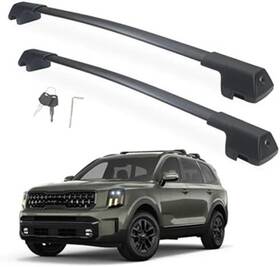 Autekcomma 797409148531 Roof Rack Crossbars For Kia Telluride X-pro X-line 2023-2025 Matte Black