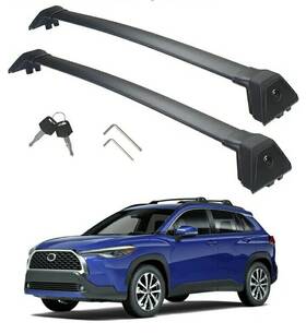 B0d7b9wcp3 Autekcomma Heavy Duty Roof Rack Crossbar Corolla Cross 2023-2024 Not For L/hybrid S Black