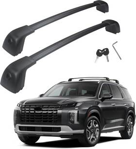 Cr-bar-48 Autekcomma Heavy Duty Roof Rack Palisade 2019-2023 Se Sel Xrt Limited Black
