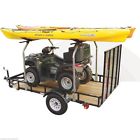Auto Kit System Cargo Cross Top Bar Storage Tow Racks Utility Kayak Trailer Tier