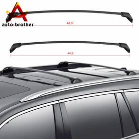 H168-5820-ab Autobrother New Aluminum Top Roof Rack Cross Bar Pair Black Fit For 2016-2018 Honda Pilot