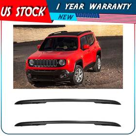 Adp106605010101s Autodayplu Roof Rack Cross Rails For Jeep Renegade 15-22 Black Bar Luggage Baggage Carrier