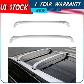 Adp106621010101s Autodayplu Roof Rack Aluminum Cross Bar For 14 - 19 Toyota Highlander Xle / Limited Silver