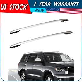Adp106623010601s Autodayplu Top Roof Rack Side Rail Bar Carrier Luggage For Toyota Rav4 4dr 2018 2x Silver