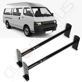 Adp109902adplus101s Autodayplu Universal For Pickup Truck Cap Top 2 Bar Ladder Roof Van Rack Adjustable Steel