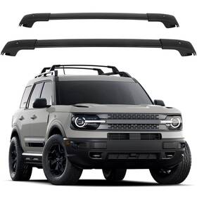 Adp131169ddp Autodayplu Roof Rack Cross Bar New For 16-19 Ford Explorer Aluminum Black Luggage Carrier