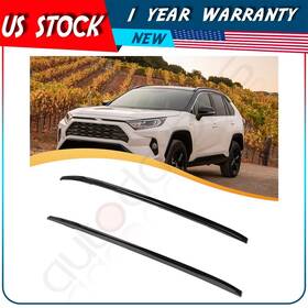 Adp160505adplus103s Autodayplu Roof Rails For 2019-2020 Toyota Rav4 All Black Aluminum Rack Set Cross Bar