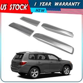 Adp160832adplus501s Autodayplu 4x For Toyota Highlander Xu40 2008-2012 Roof Rack Rail End Cover Shell Silver