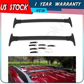 Adp166324010101s Autodayplu Pair Black Aluminum Roof Rack Top Cross Bar For 2013-2022 Ford Ecosport