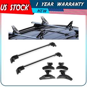 Adp833278101s Autodayplu For 2013-17 Hyundai Santa Fe Roof Rack Cross Bar Kayak Carrier Aluminum