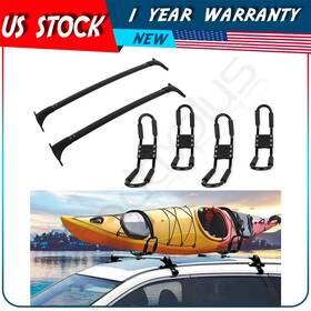 Adp838143101s Autodayplu Top Roof Rack Cross Bars And Kayak Carrier Blk For 2009-2014 Nissan Murano
