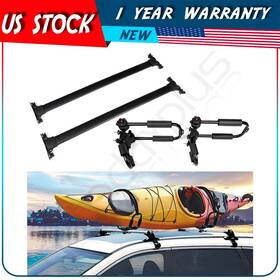 Adp838161101s Autodayplu For 2017-2018 Toyota 4runner Blk Roof Rack Cross Bar Kayak Cargo