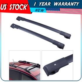 Adp104603060101s Autodayplus For 2014-2023 Subaru Crosstrek Forester Impreza Black Roof Rack Cross Bar Set