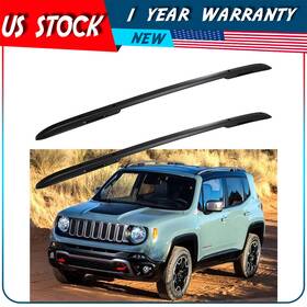 Adp10617dp605s Autodayplus Roof Rack Side Rails Luggage Carrier Bar For Jeep Renegade 2015-2022 Black