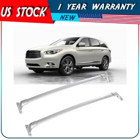 Adp106608010201dp Autodayplus 14-21 For Infiniti Qx60 Jx35 Silver Roof Rack Cross Bar Luggage Carrier Pair