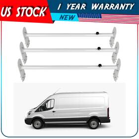 Adp10943dp894s Autodayplus 3 Bar Roof Ladder Rack 750lb Heavy Duty Steel White Carrier Removeable